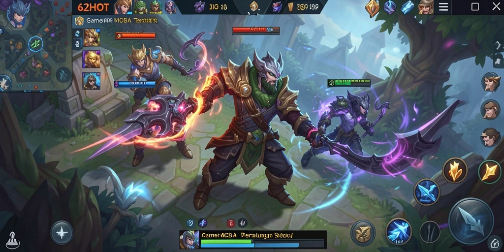 Gameplay seru dan strategi tim di 62HOT.