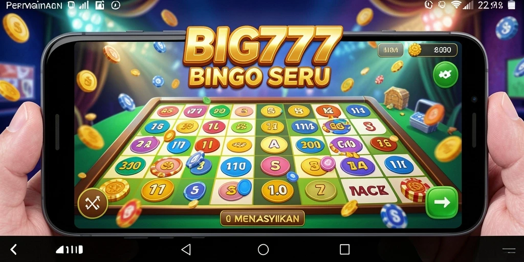 Tampilan menarik dari gameplay Bingo di BIG777