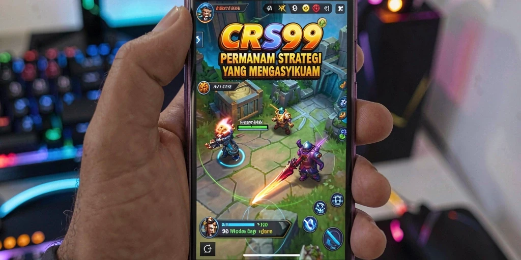 Tampilan gameplay dinamis dan strategi yang mendalam di CRS99.