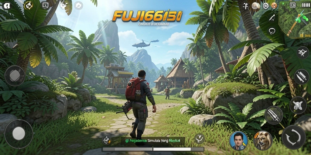 Tampilan gameplay dinamis dan menarik dari FUJI66.