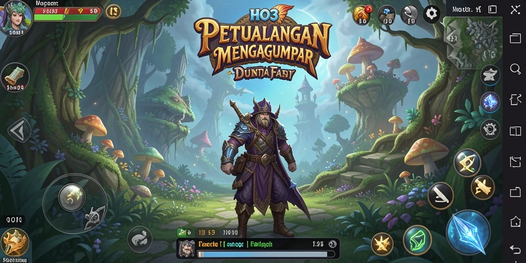 Tangkapan layar menunjukkan eksplorasi menarik di dunia petualangan HO3.