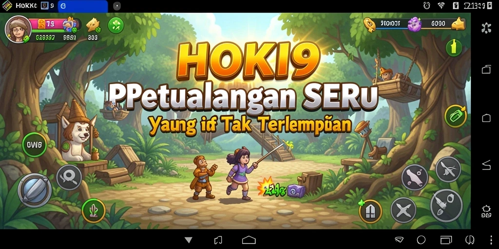 Gameplay HOKI9 menunjukkan aksi petualangan yang mendebarkan.