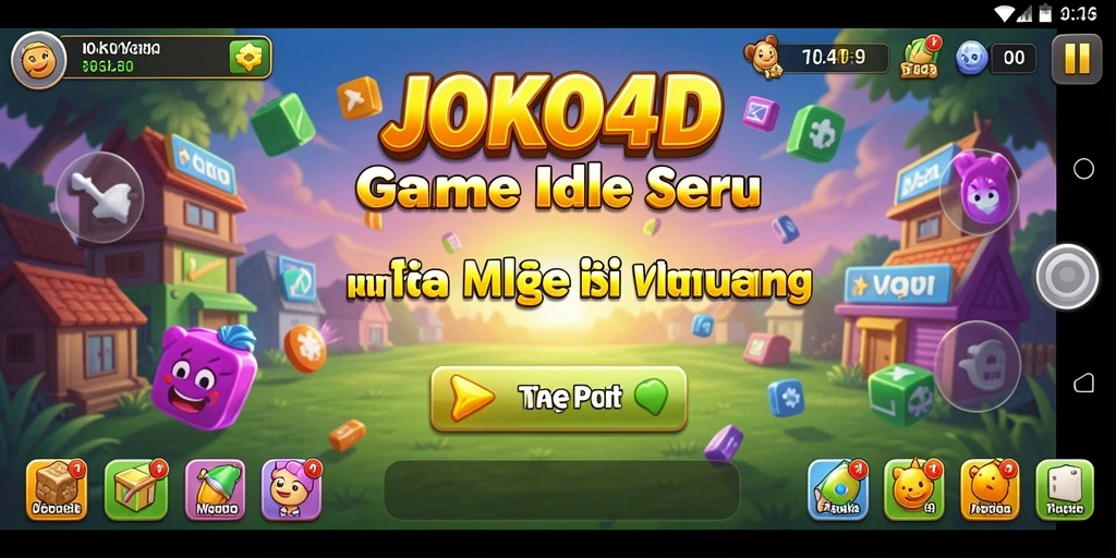 Screenshot gameplay JOKO4D menampilkan keseruan dalam memanage sumber daya.