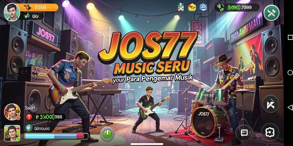 Tampilan gameplay JOS77 yang penuh warna dan interaktif.