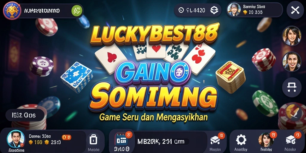 Tampilan gameplay LUCKYBEST88 yang penuh warna dan interaktif.