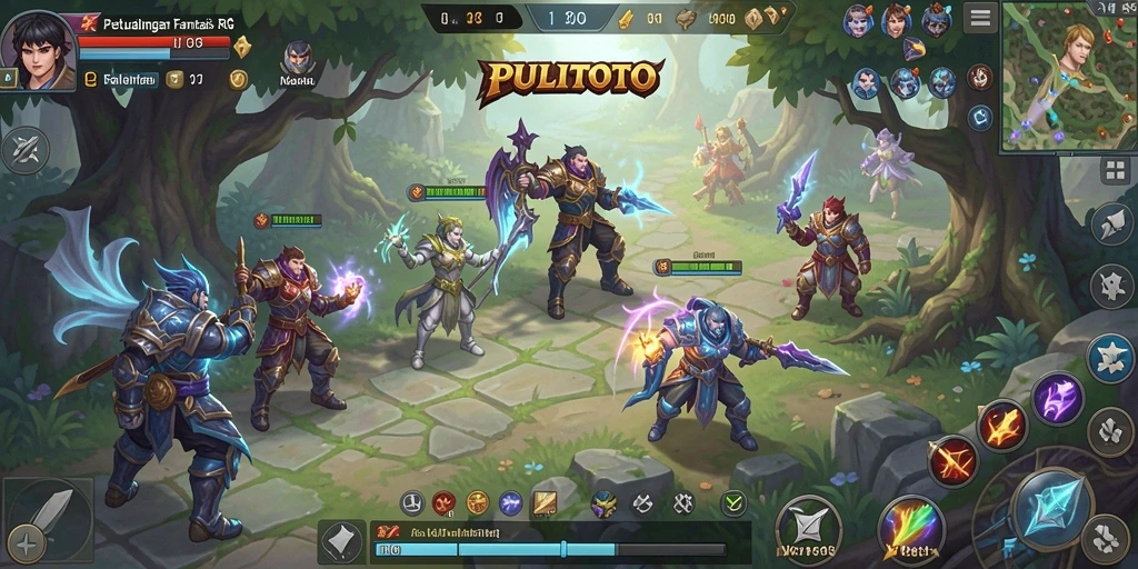 Tampilan grafis memukau dari gameplay PULITOTO yang menegangkan.