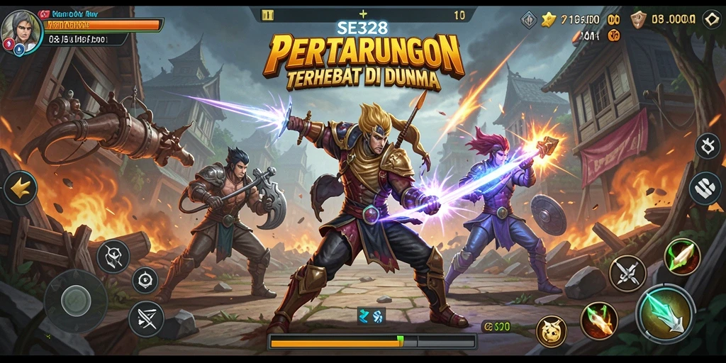 Gameplay seru dengan pertarungan intens di SE328.