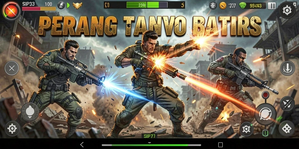 Tampilan gameplay SIP33 yang penuh aksi dan ketegangan.