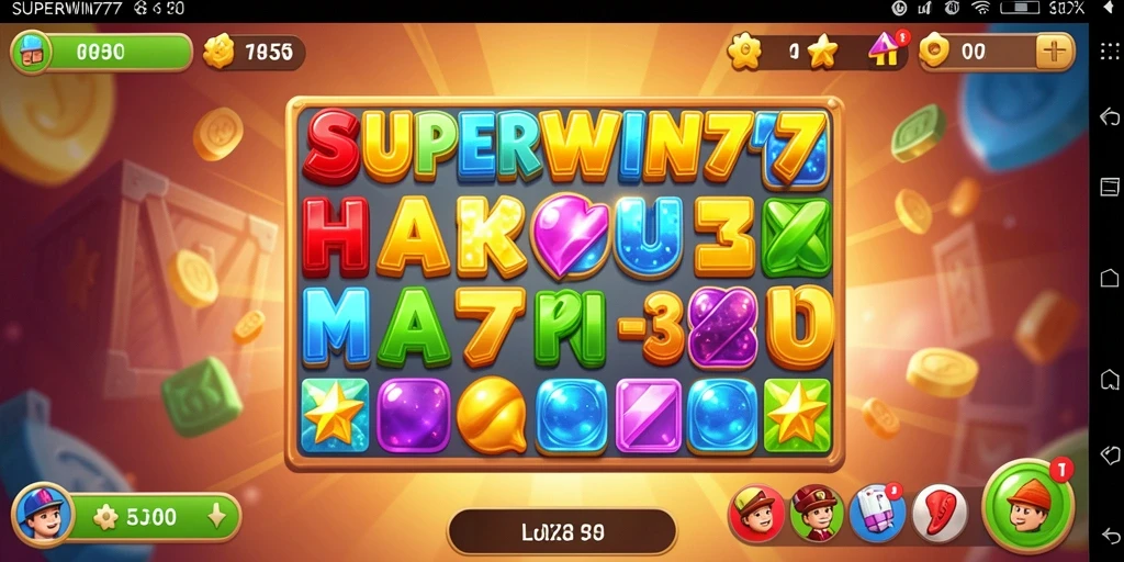 Tampilan menarik dari gameplay seru SUPERWIN777.