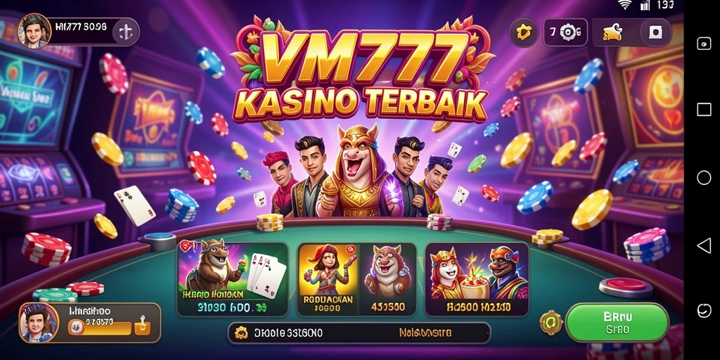 Tampilan gameplay seru dari VM777 yang memukau.