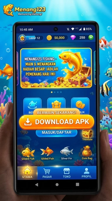 Tampilan layar utama aplikasi menang123 yang intuitif.